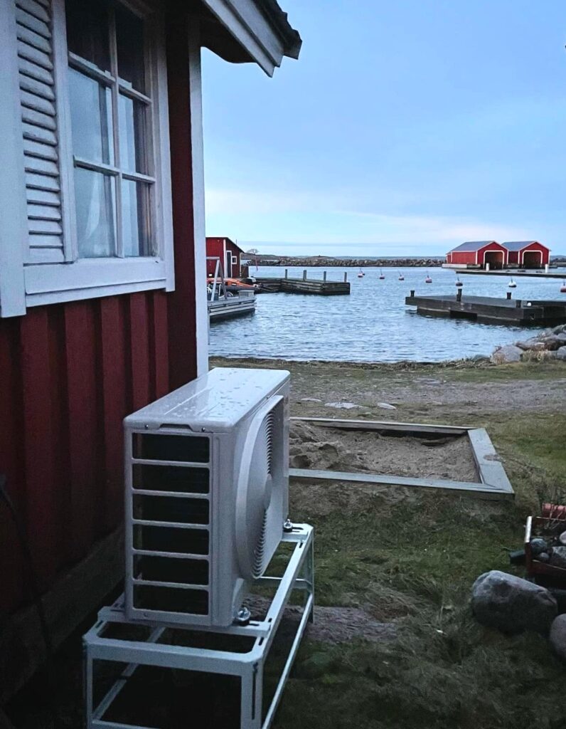 ilmalämpö pumppu saaristossa jurmossa